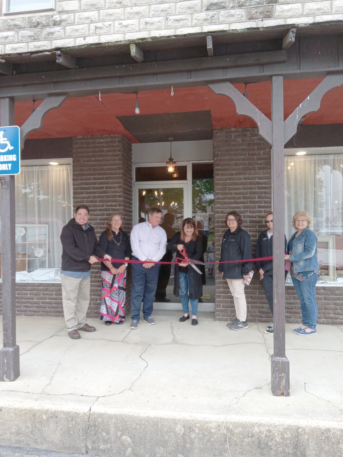 The Mansfield Area Chamber of Commerce held an official ribbon cutting ceremony at Venue at Park Square in front of their location on Friday, May 5. Leigh Ann Cassell cut the ribbon as she was joined by Chamber members for the ceremony. The business is located at 103 W. Park Square in Mansfield.